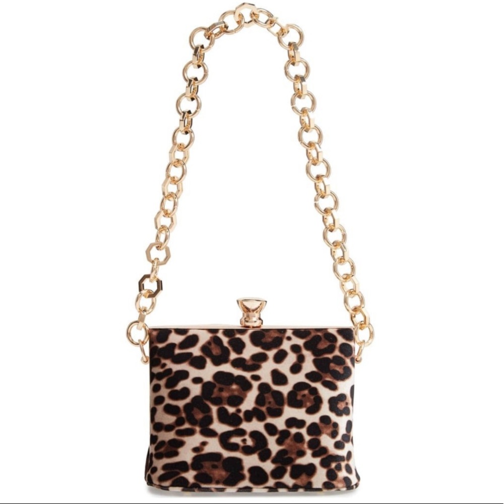 New Leopard Topshop Margot Shoulder Bag